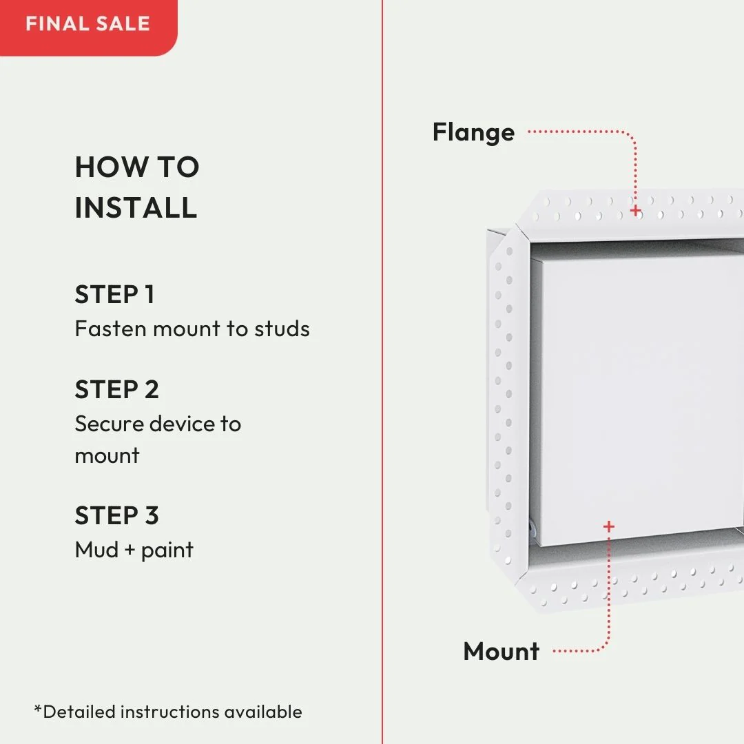 Flush No-See Device Mount [Luxe] - Image 4
